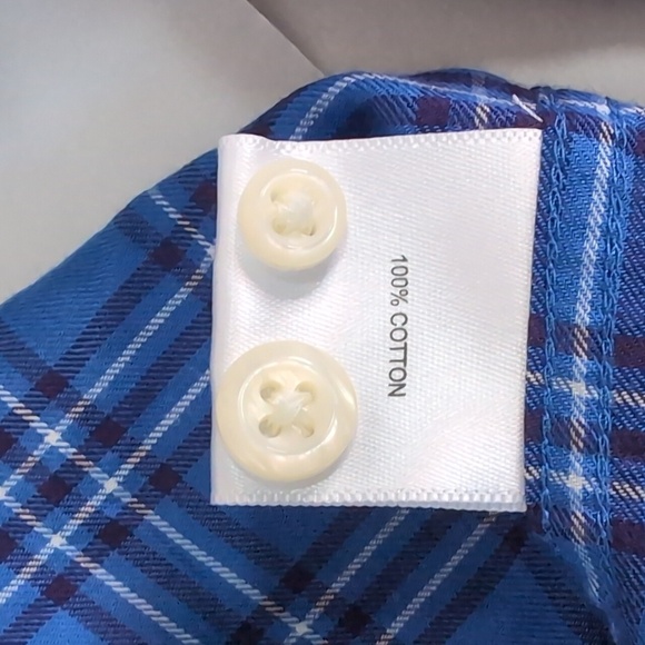 Peter Millar Crown Sport  Performance Flannel Markham Sport Shirt... Size Small - Picture 7 of 7